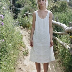 Linenfox Monstera Linen Dress